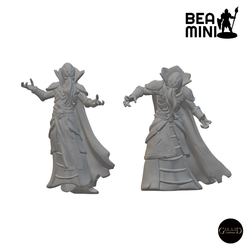 Mindflayers | BeaMini Unpainted RPG Miniatures