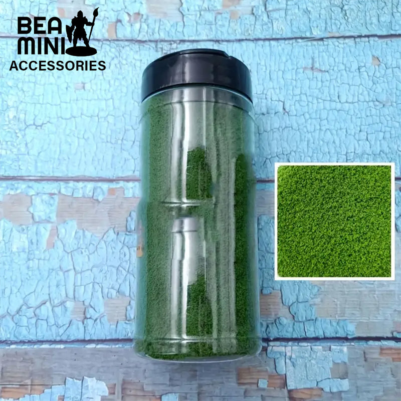 Bea Mini Basing Flock -  Spring Green Grass 500ml Sowing Bottle