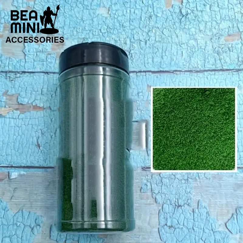 Bea Mini Basing Flock - Dark Green Grass 500ml Sowing Bottle