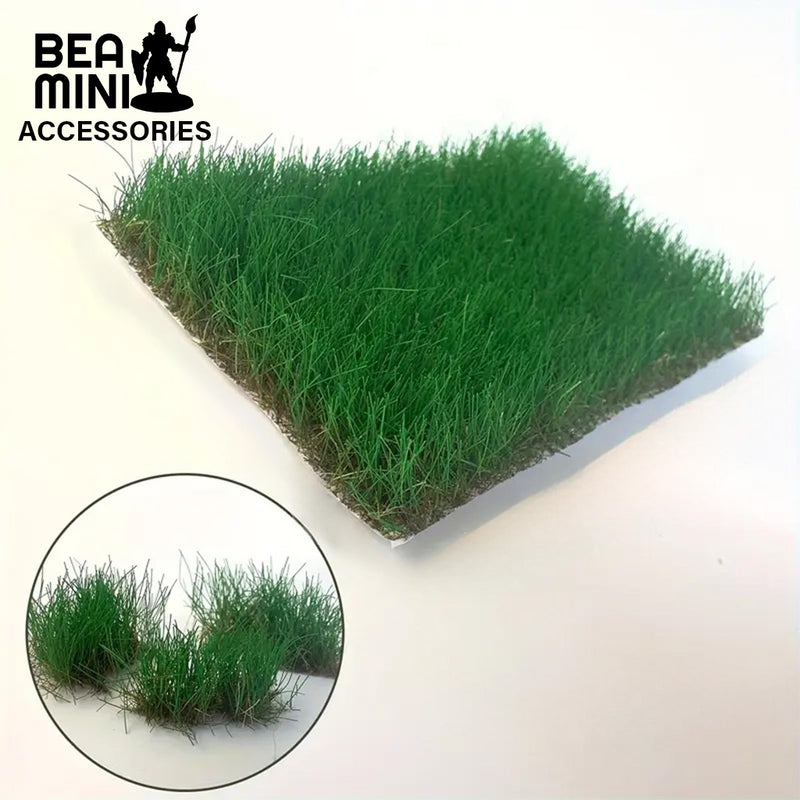 Bea Mini Basing Tufts - Grassland Green Hand Tear Grass Tufts