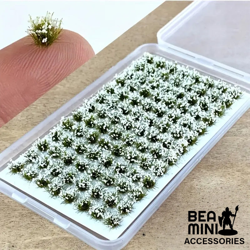 Bea Mini Basing Tufts - Winter White 104Tuft Pack