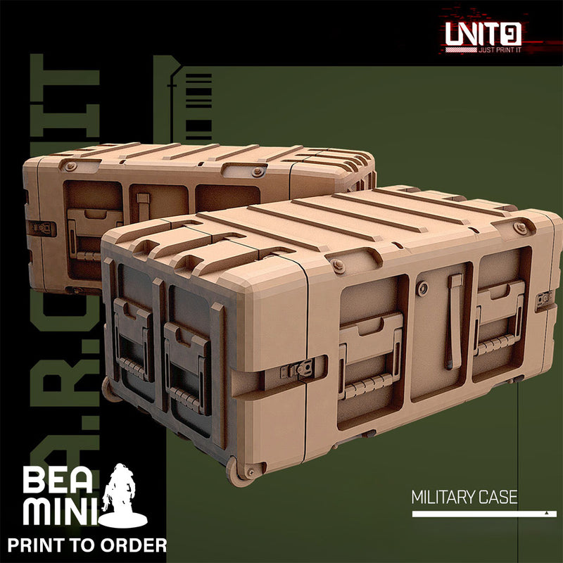 Military Cases (2 Cases) | BeaMini Print to Order Miniatures