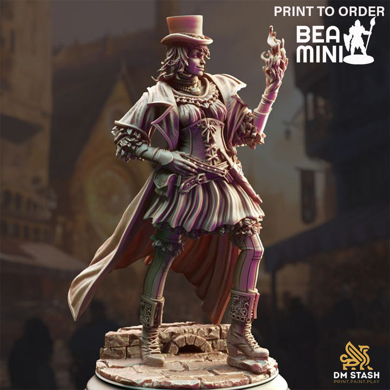 Human Arcane Trickster - Umbra of Nortros | BeaMini Print to Order Miniatures