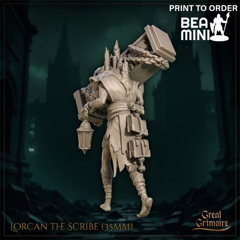 Lorcan the Scribe | BeaMini Print to Order Miniatures