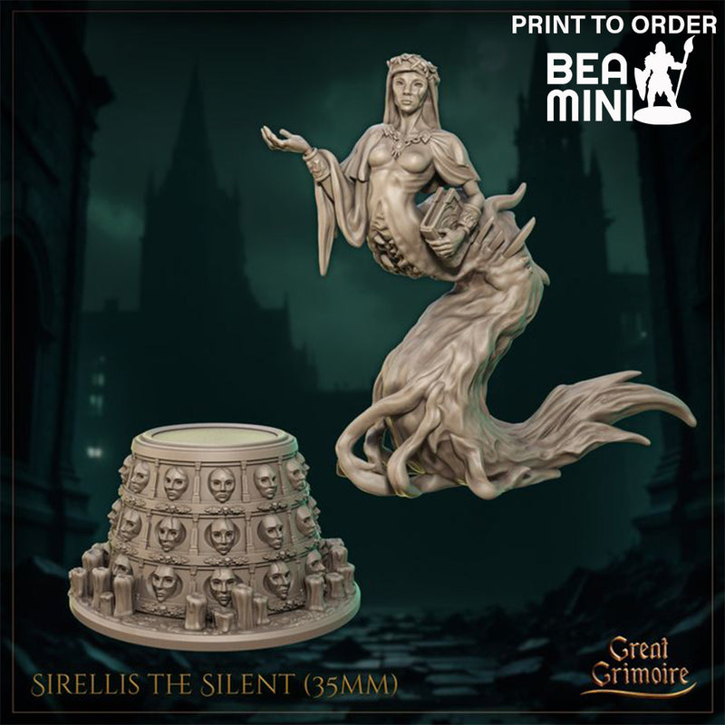 Sirellis the Silent | BeaMini Print to Order Miniatures