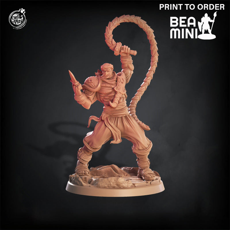 Human Monk | BeaMini Print to Order Miniatures