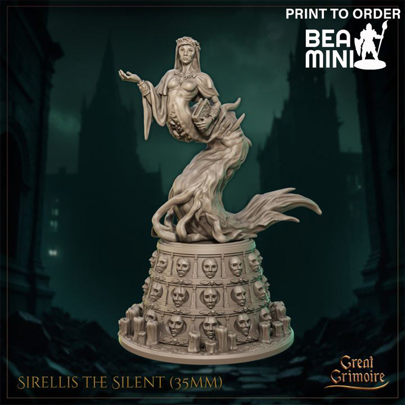 Sirellis the Silent | BeaMini Print to Order Miniatures