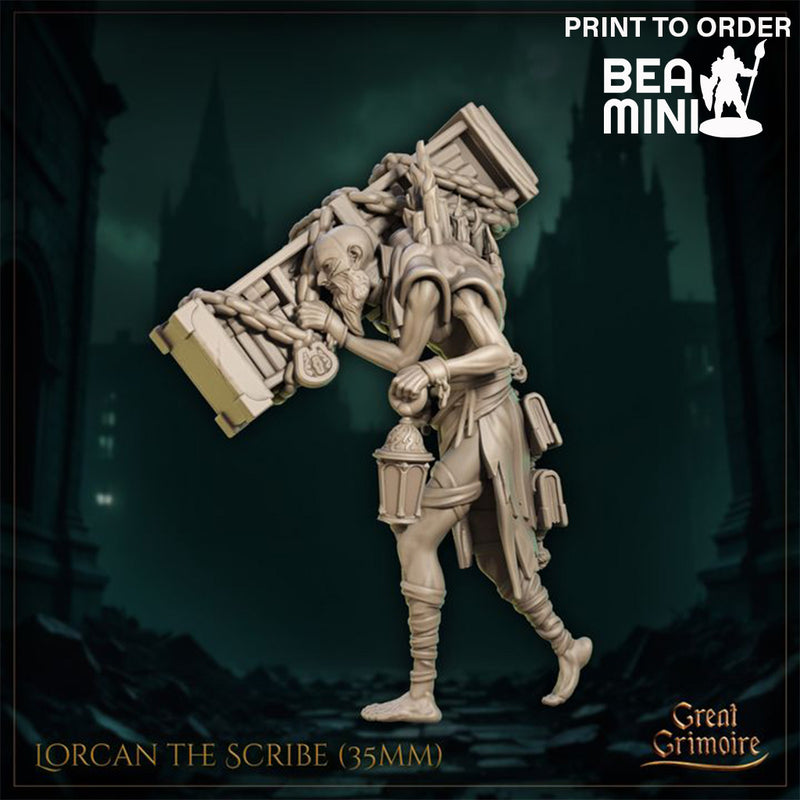 Lorcan the Scribe | BeaMini Print to Order Miniatures