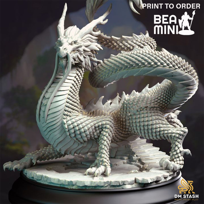 Crimson Dragon - Shinkoryu | BeaMini Print to Order Miniatures