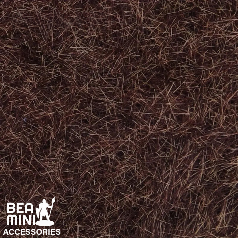 Bea Mini Terrain Basing : Static Grass 10 gram Bottle (Wild Brown)