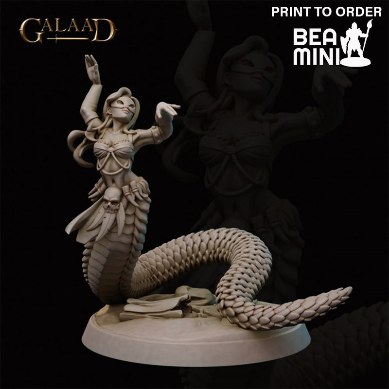 Naga | BeaMini Print to Order Miniatures