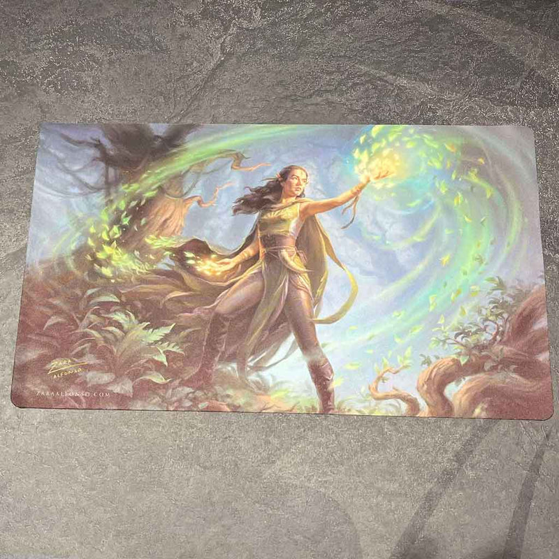 Nature's Aegis Playmat – Signed by the artist Zara Alfonso