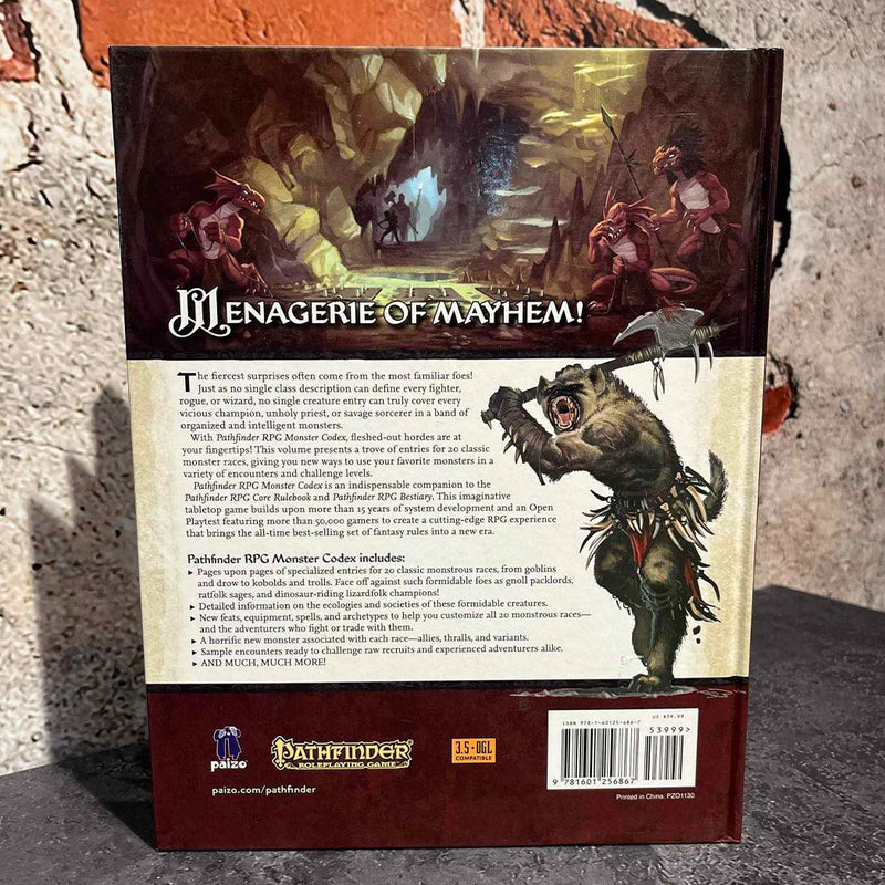 Pathfinder First Edition Monster Codex