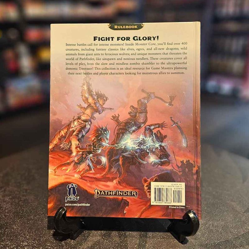 Pathfinder Second Edition Remaster: Monster Core (Hard Cover)