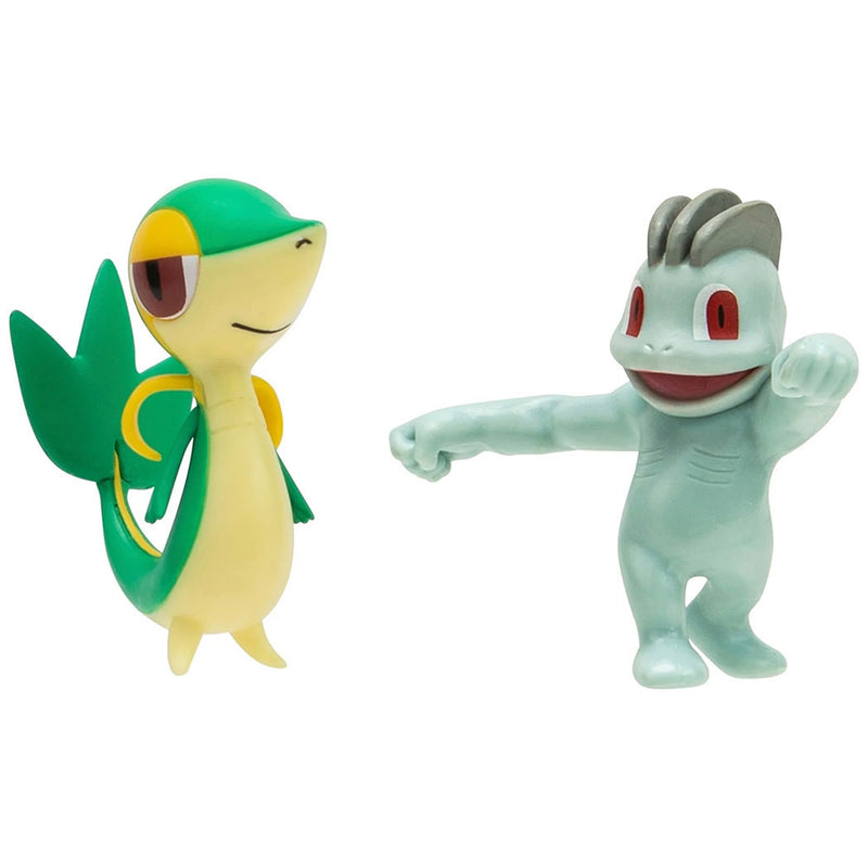 Pokémon Battle Figure - Machop + Snivy