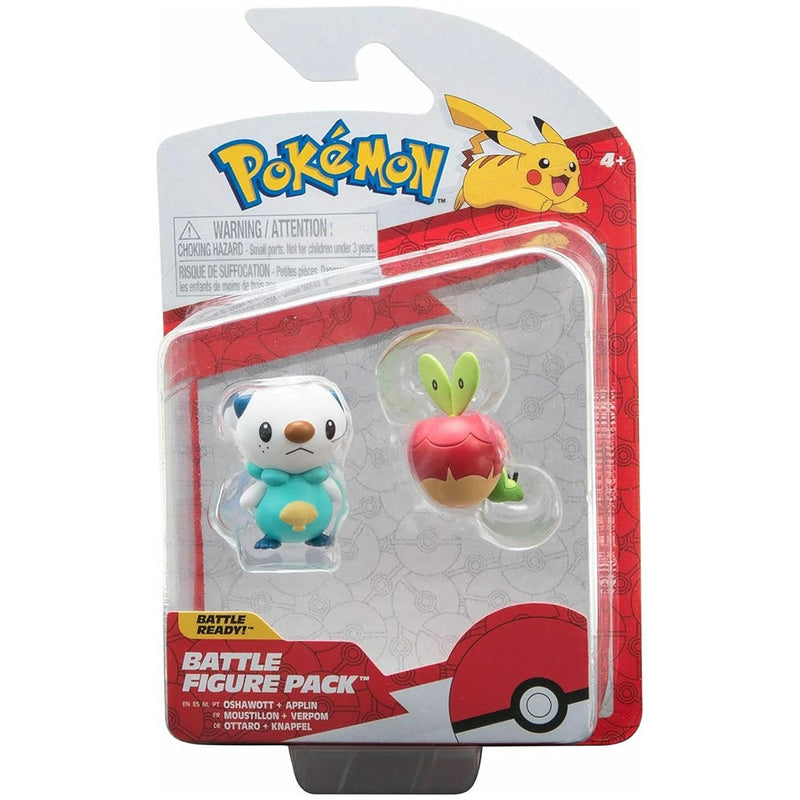 Pokémon Battle Figure - Oshawott + Applin