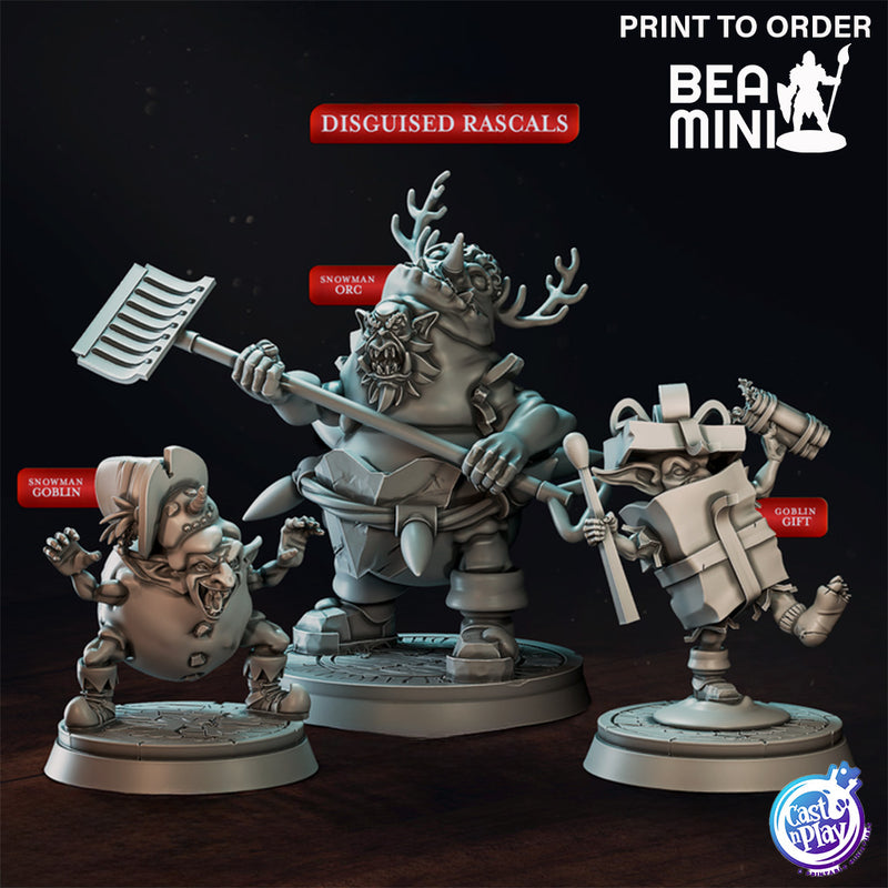 Disguised Rascals | BeaMini Print to Order Miniature