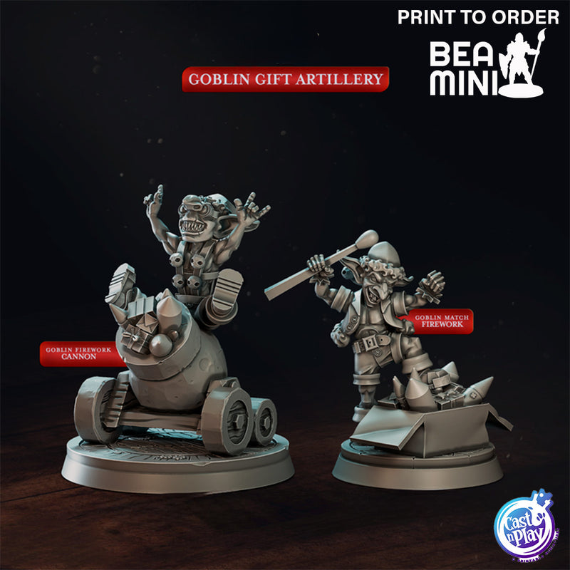 Goblin Gift Artillery | BeaMini Print to Order Miniature