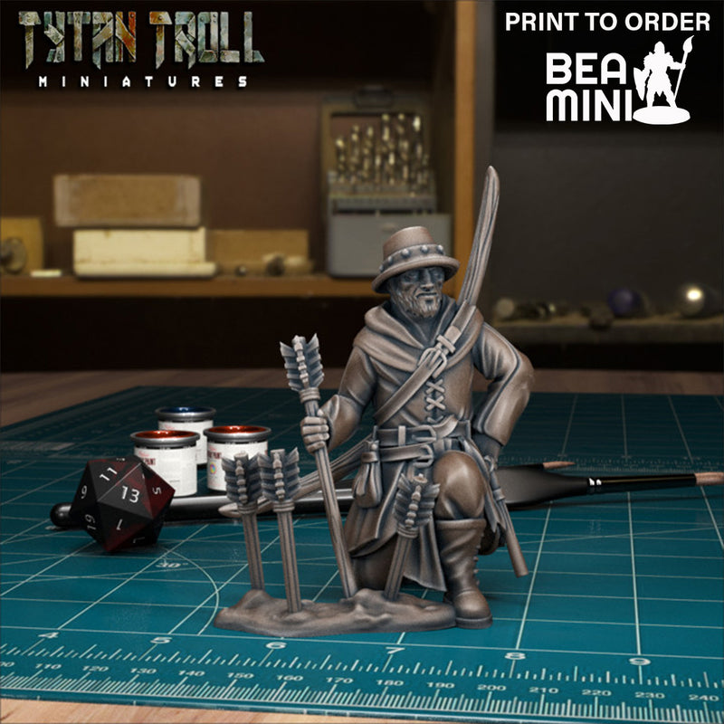 Archer | BeaMini Print to Order Miniature