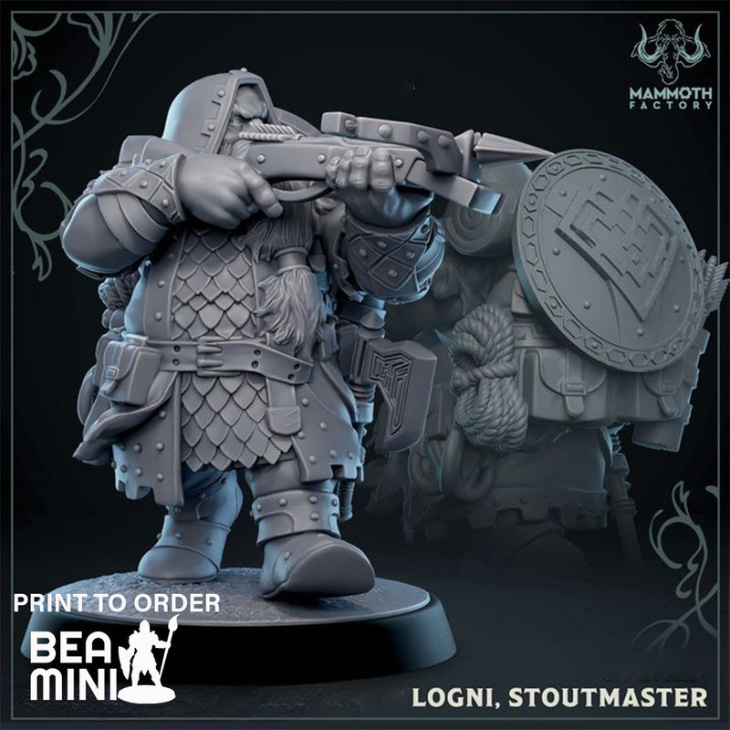 Logni, Stoutmaster | BeaMini Print to Order Miniatures