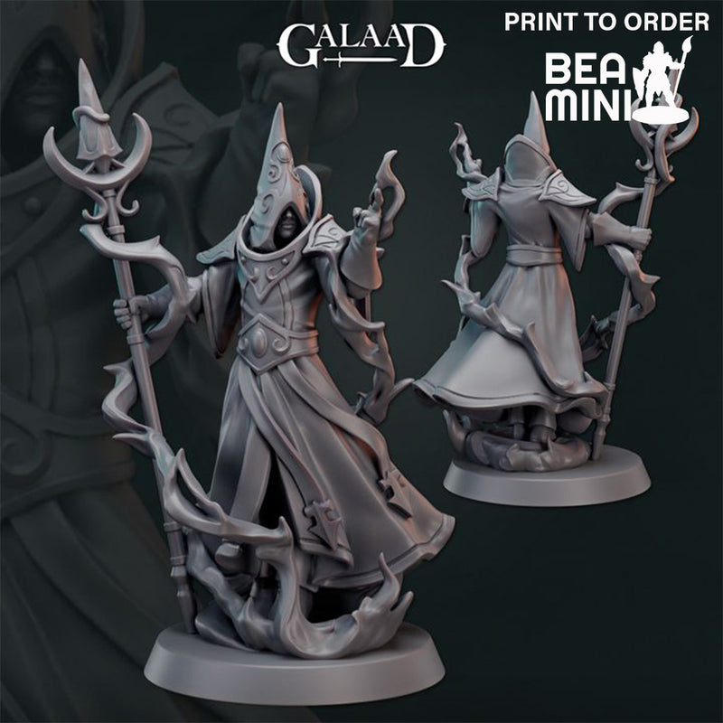 Elf Wizard | BeaMini Print to Order Miniatures