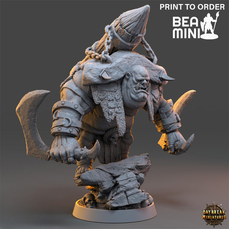 Rocket Zoot, Orc Fighter | BeaMini Print to Order Miniatures