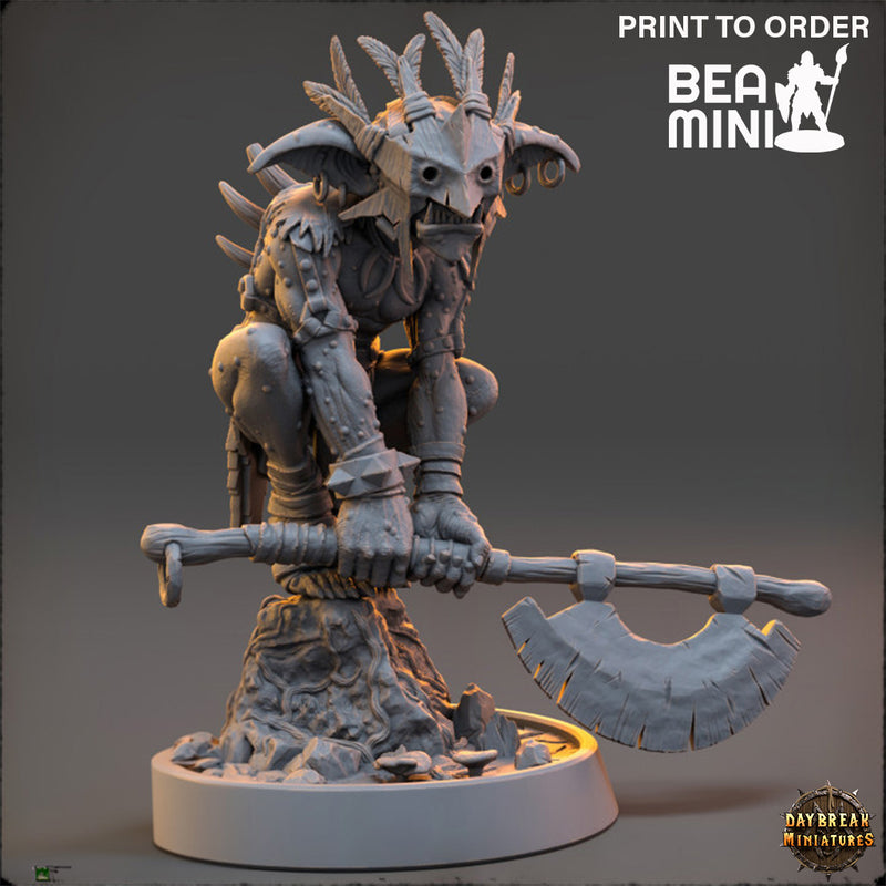 Roop da Tredzle - Goblins da Tredzle | BeaMini Print to Order Miniatures