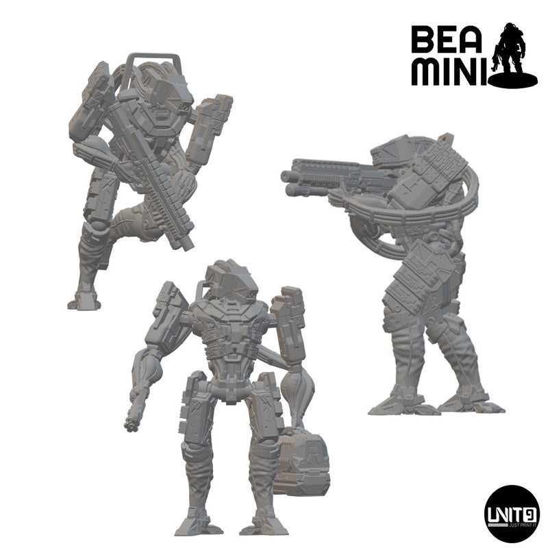 Novatech Orbital Enforcer Drones | BeaMini Print to Order Miniatures