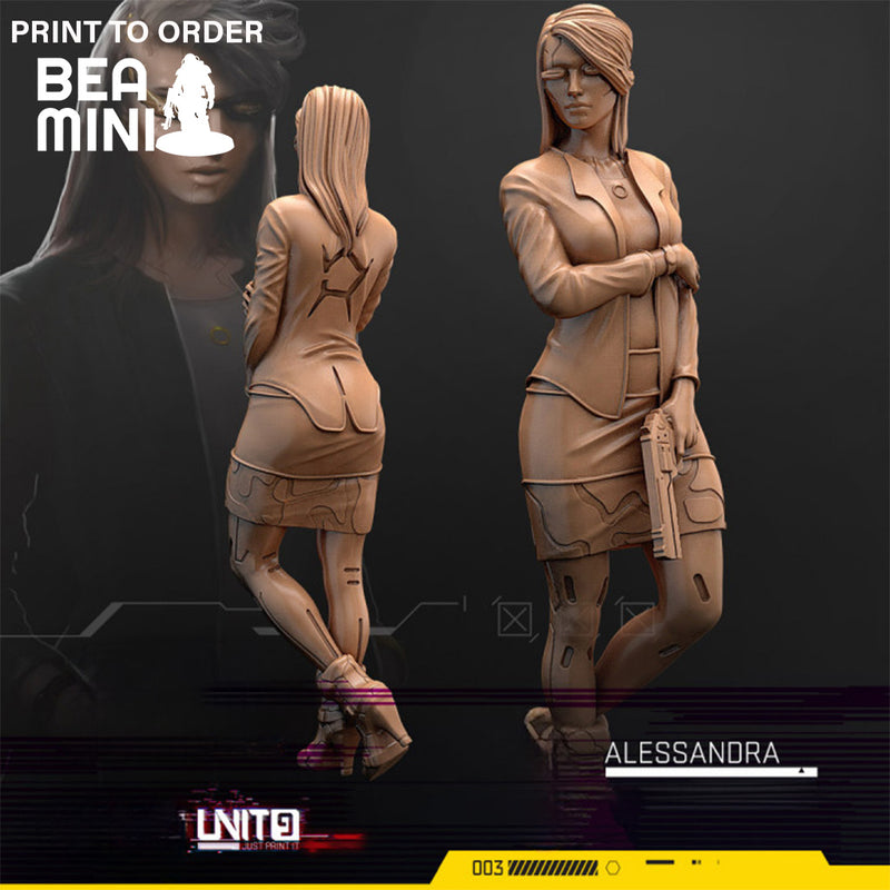 Alessandra | BeaMini Print to Order Miniature