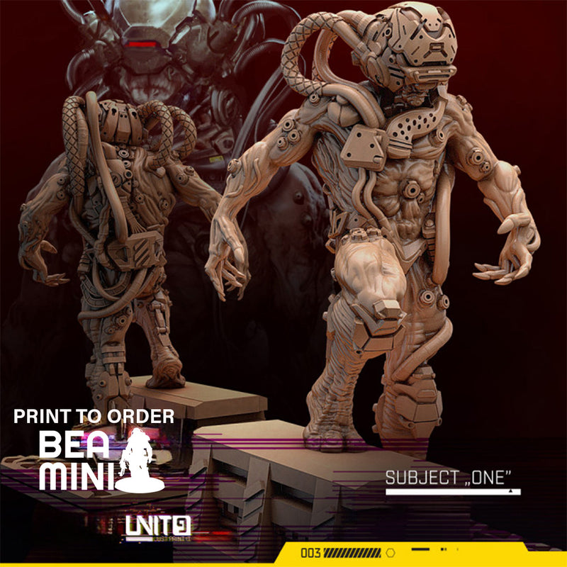 Subject One | BeaMini Print to Order Miniatures