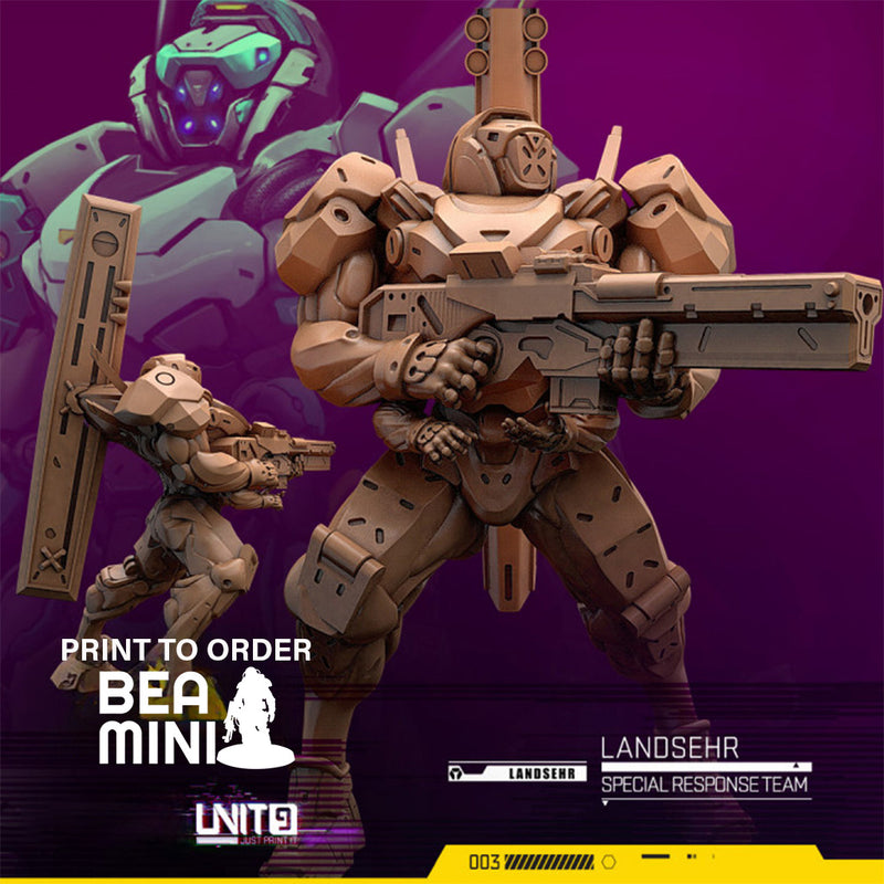 Landsehrs - Special Response Team | BeaMini Print to Order Miniature