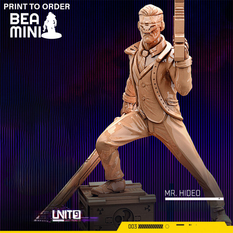 Mr. Hideo | BeaMini Print to Order Miniatures