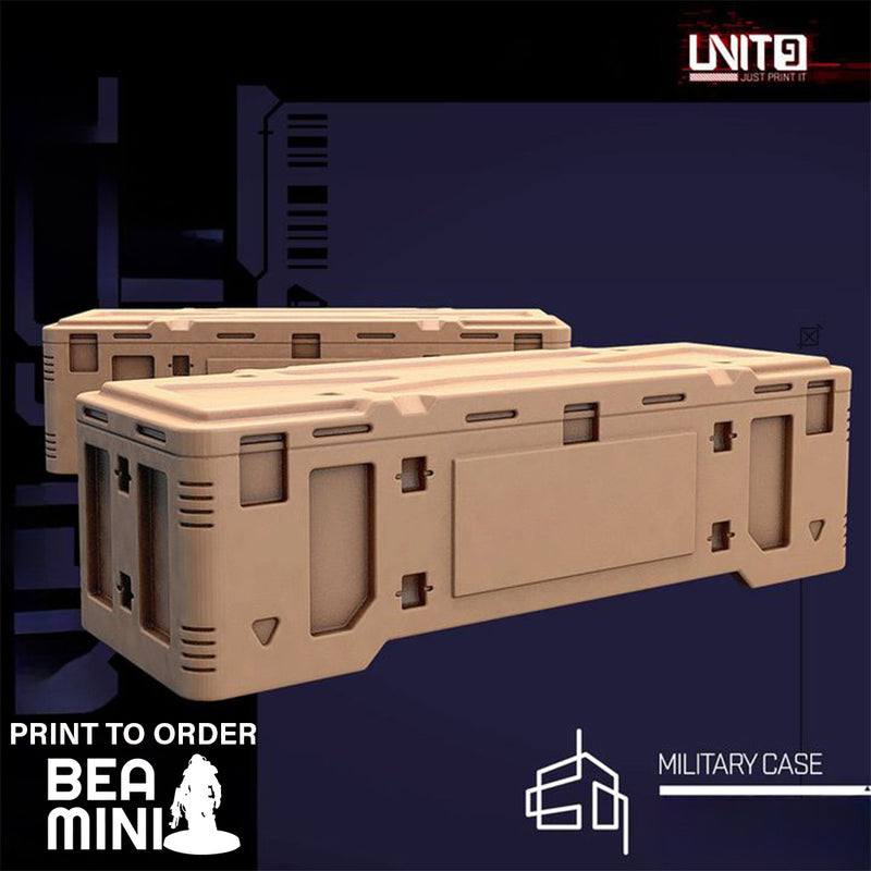 Military Case (2 Cases) | BeaMini Print to Order Miniatures