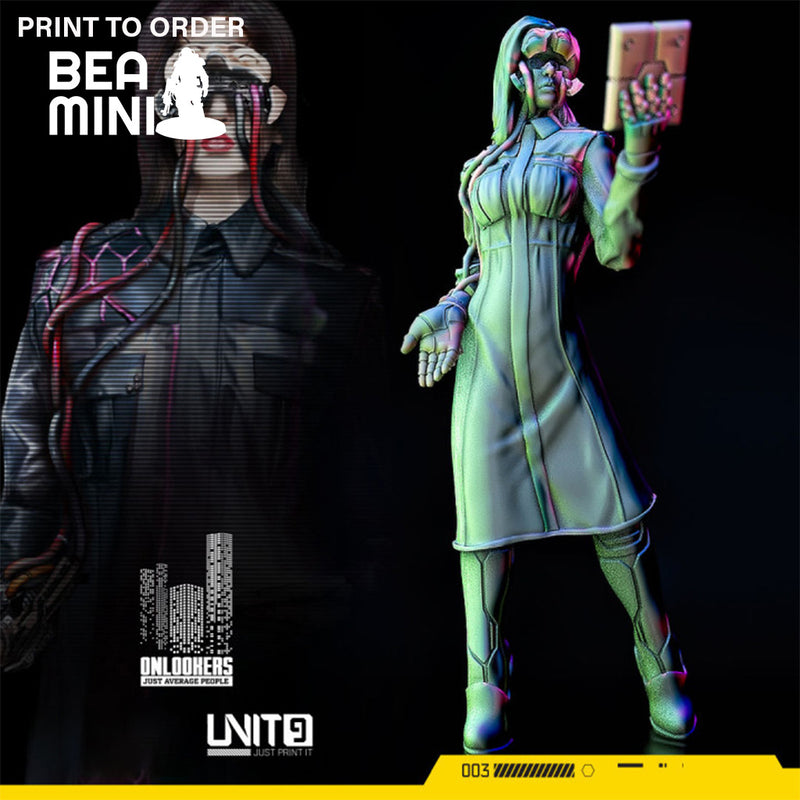 Cyberpunk Dr. Chan | BeaMini Print to Order Miniatures