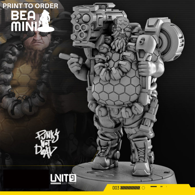 Mighty Mike | BeaMini Print to Order Miniatures