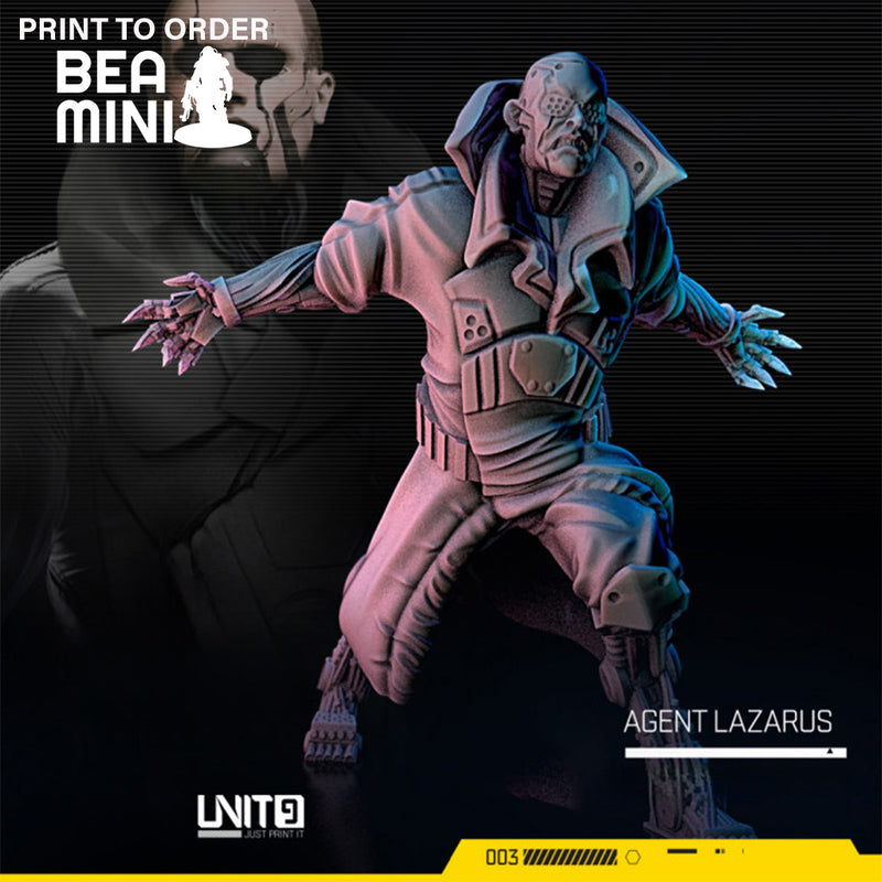 Agent Lazarus | BeaMini Print to Order Miniatures