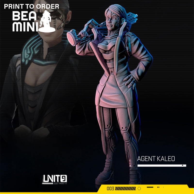 Agent Kaleo | BeaMini Print to Order Miniatures