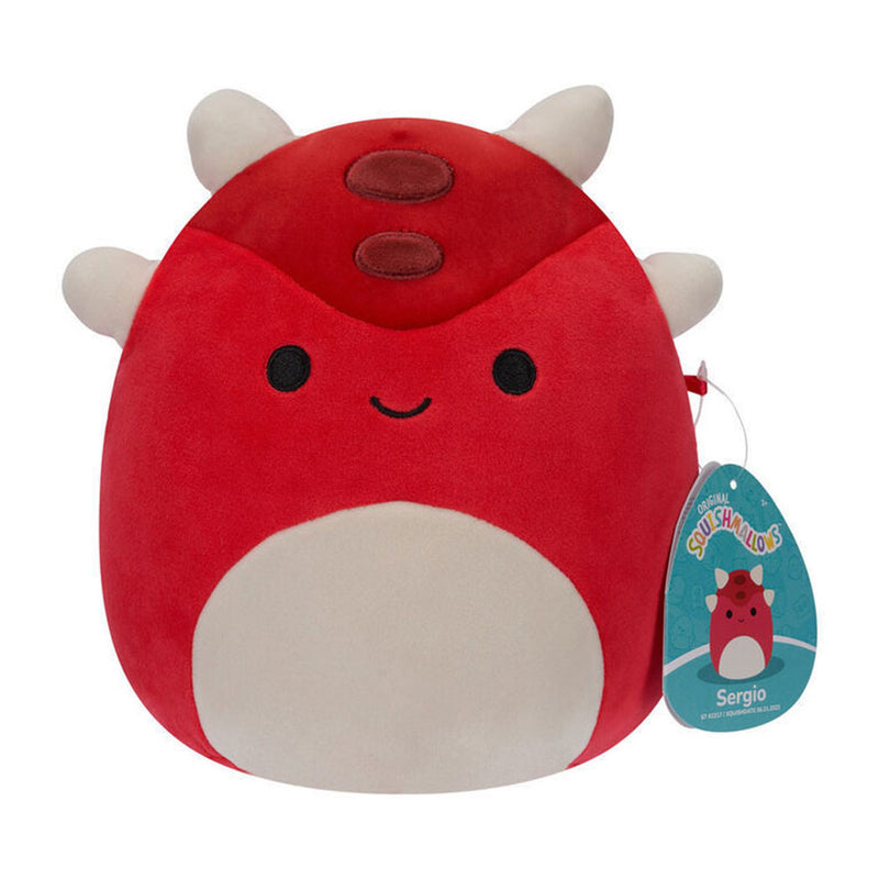 Sergio the Red Anklyosaurus - Squishmallows (12.7cm/5")