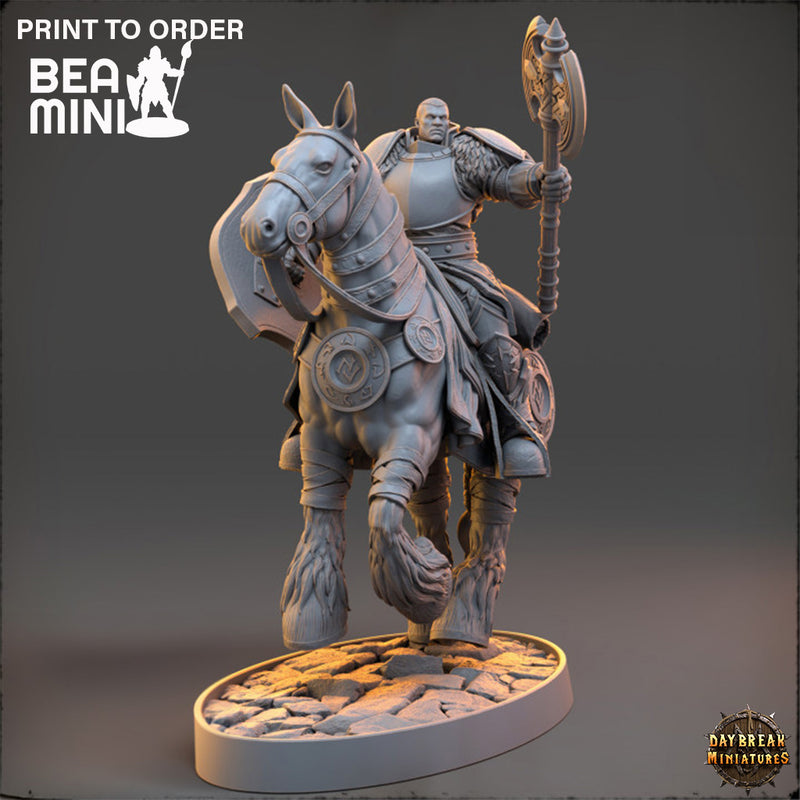 Sir Abonard Emberforge - The Protectors of the Cleansing Fire | BeaMini Print to Order Miniatures