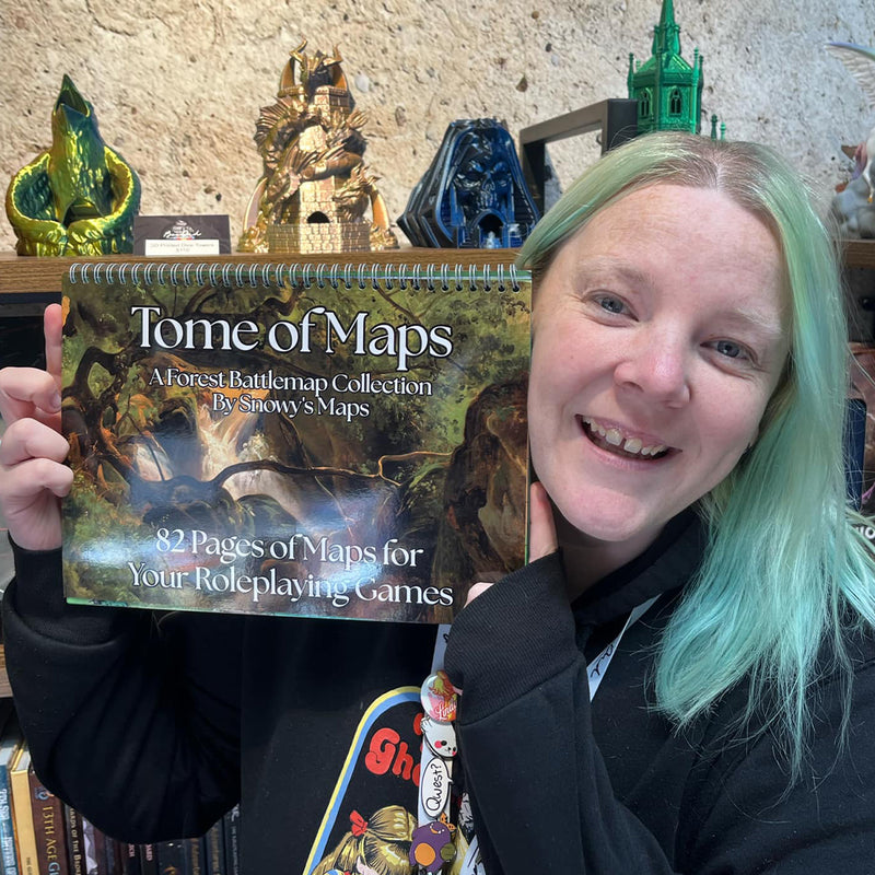 Tome Of Maps: A Forest Battlemap Book for your TTRPG Games!