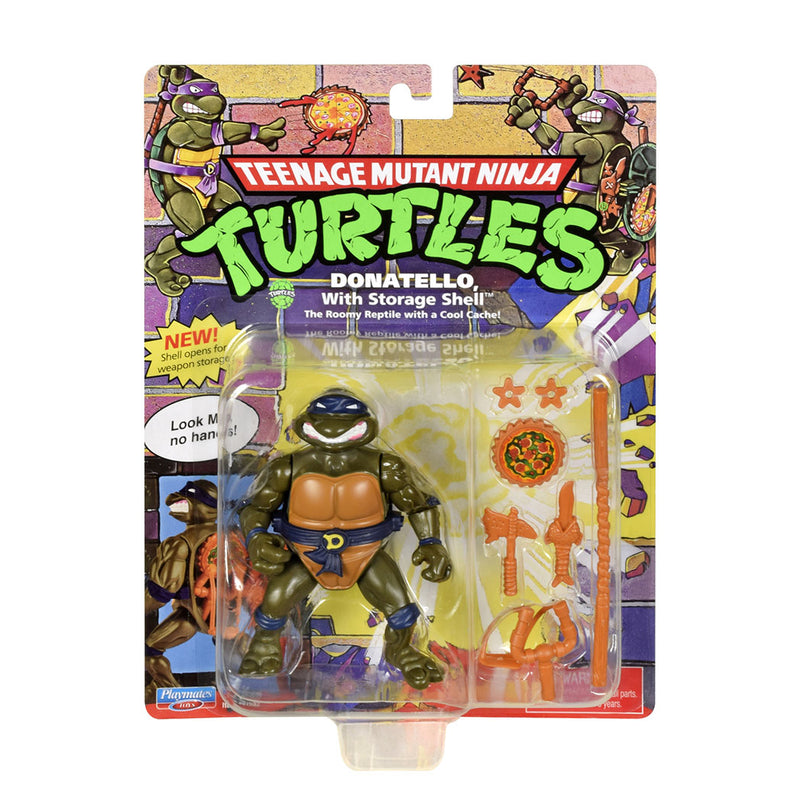 Teenage Mutant Ninja Turtles - Donatello with Storage Shell (Classic Action Figure)