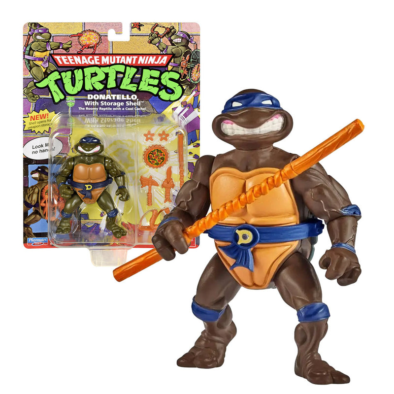 Teenage Mutant Ninja Turtles - Donatello with Storage Shell (Classic Action Figure)