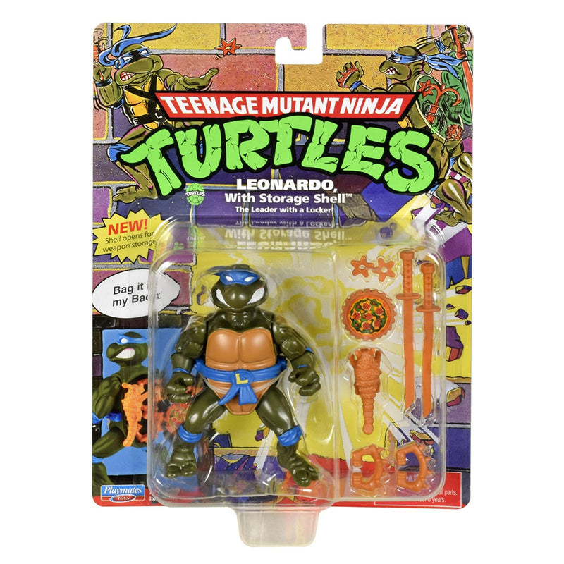 Teenage Mutant Ninja Turtles - Leonardo with Storage Shell (Classic Action Figure)