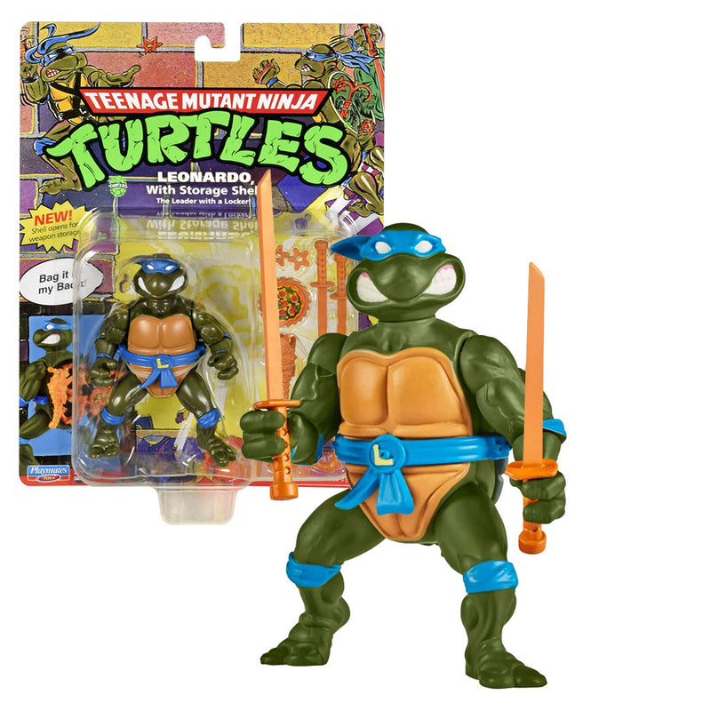 Teenage Mutant Ninja Turtles - Leonardo with Storage Shell (Classic Action Figure)