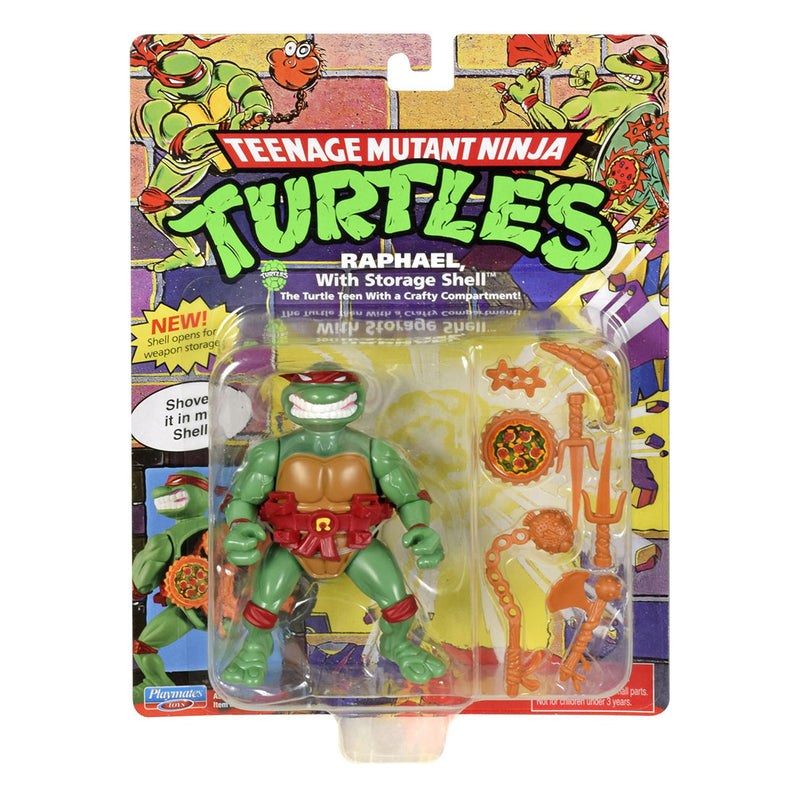 Teenage Mutant Ninja Turtles - Raphael with Storage Shell (Classic Action Figure)