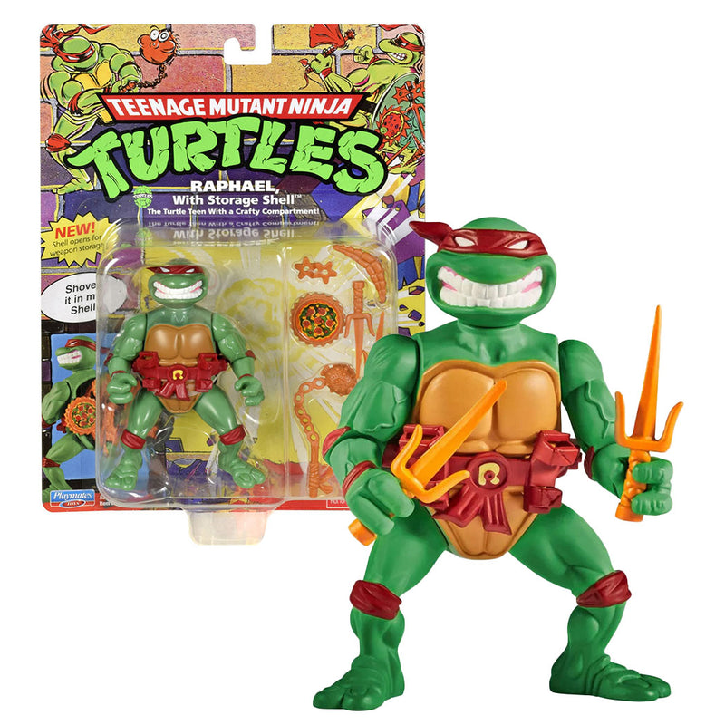 Teenage Mutant Ninja Turtles - Raphael with Storage Shell (Classic Action Figure)