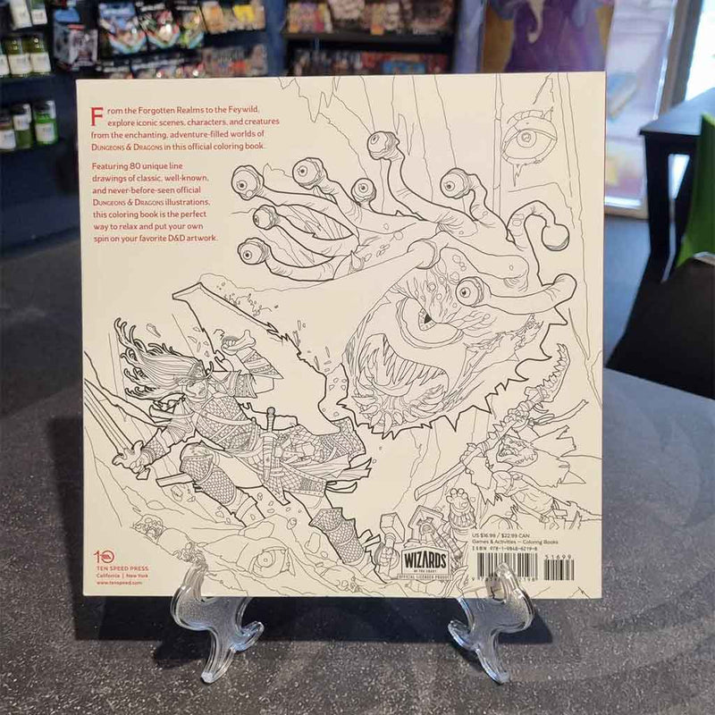 The Dungeons & Dragons Coloring Book | 80 Adventurous Line Drawings