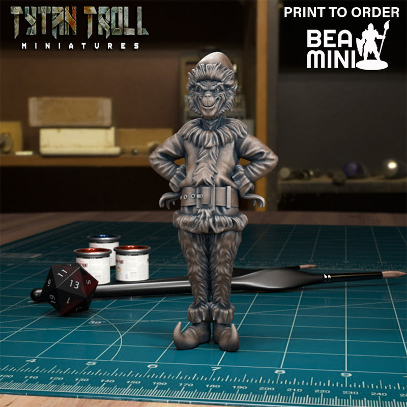 The Grinch | BeaMini Print to Order Miniatures