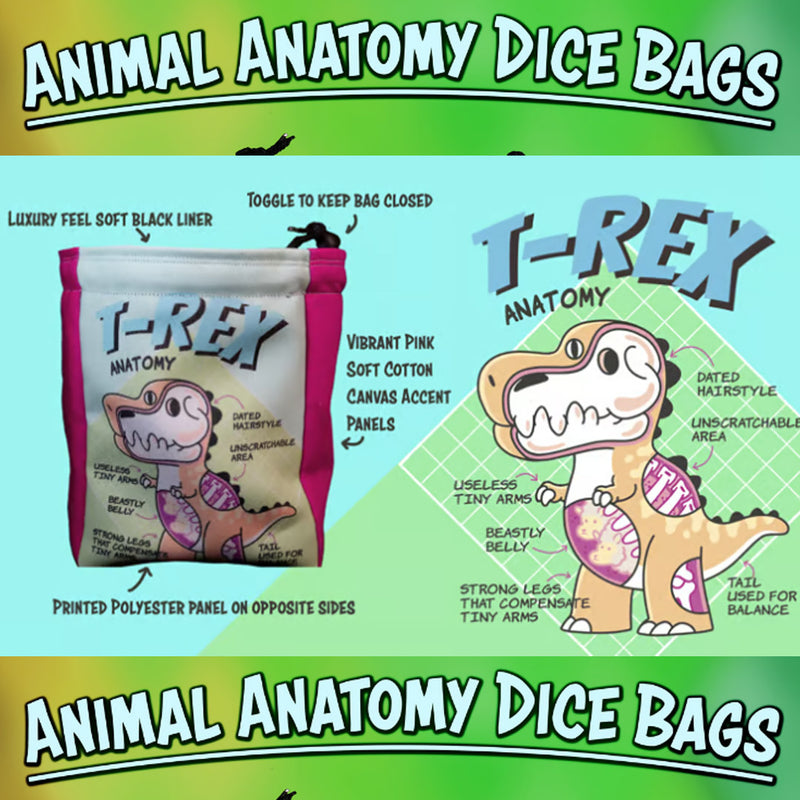 Animal Anatomy Dice Bags