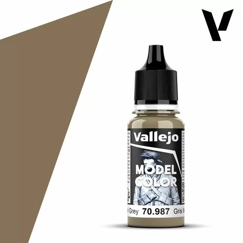 Vallejo Model Colour - Medium Grey (Single Bottle 18ml)